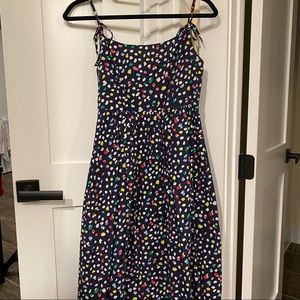 J. Crew multicolor dot dress - Size 0P